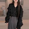 ZANZEA Women Casual Turn Down Collar Loose Ruffles Long Sleeve Blouse