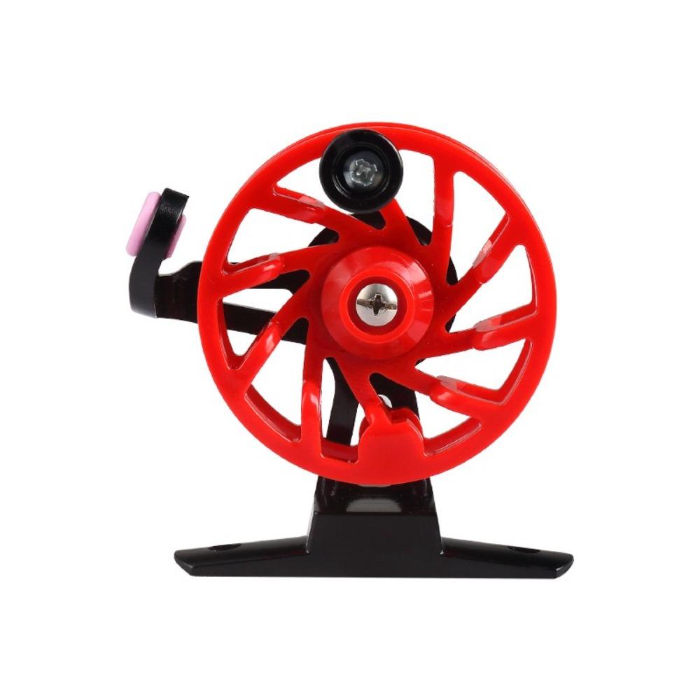 1:1 Gear Ratio Ice Fishing Wheel Metal Bait Casting Reels Plastic Spool Fishing Reel Smooth Handle Braking Aluminium Alloy