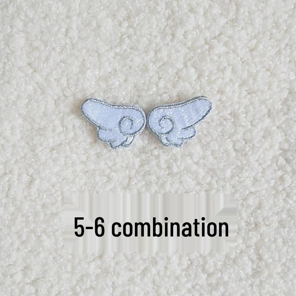 DIY Self-Adhesive Embroidered Wing Patch for Clothing and Bags