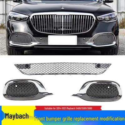 Chrome Fish Scale Lower Grille for Maybach S480/S580 Upgrade To S680