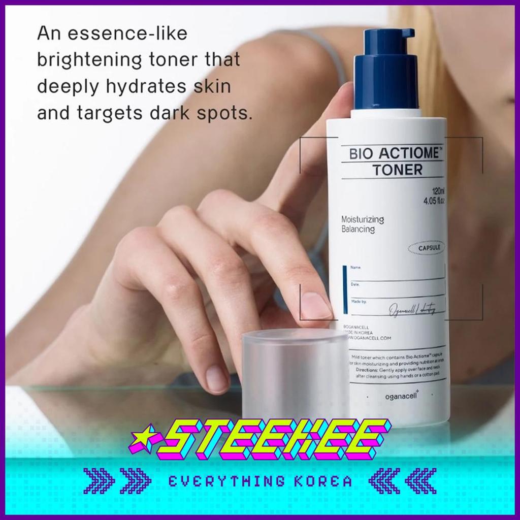 OGANACELL Bio Actiome Whitening Care Toner 120ml by Steekee Korea 4014