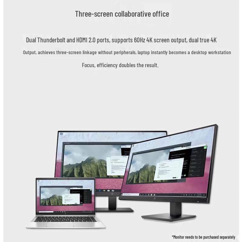 HP EliteBook 830 G8 13.3" FHD Touchscreen Laptop (i7-1165G7, 16GB RAM, 512GB SSD) (CN Version)