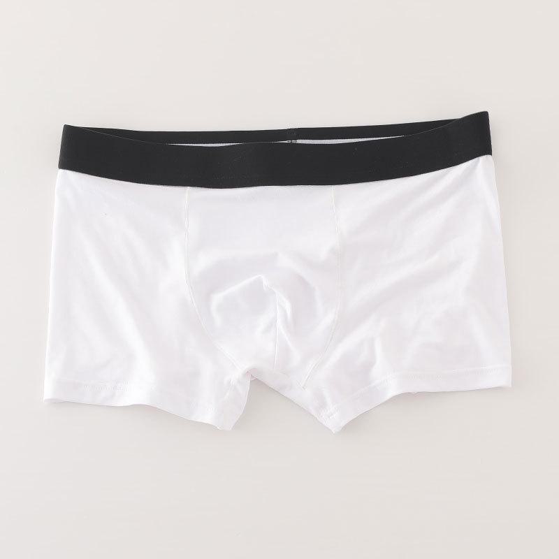 Men's 50-Count Modal Boxer Briefs - Breathable, Double-Layer, Solid Color, Adult Simple Knit Design