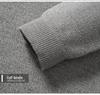 2025 Winter Men's High-End Fashion Knitted Sweater, Plus Velvet Thickened Long Sleeve Base Layer