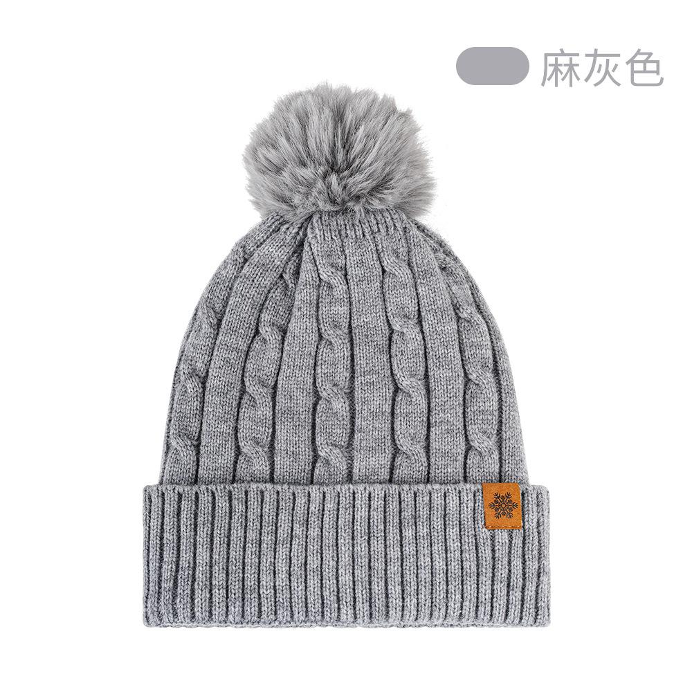 

Жіночий зимовий двошаровий флісовий набір з вовни альпаки з 3 предметів - шапка, шарф, рукавиці Beanie сірий