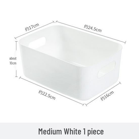 Plastic Desktop Cosmetics and Snack Storage Box Basket