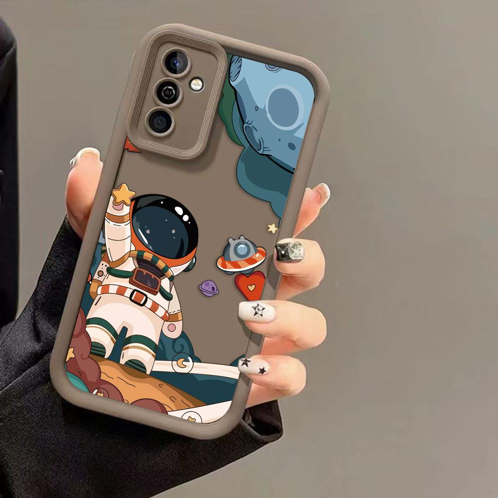 Astronauten Weltraum Planeten Handyhülle Für MOTO G9 G24 G32 G34 G52 G54 G56 G60 G75 G84 G85 G86 E32 E40 EDGE 40 50 50F 60E 60 Hülle