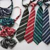 Japanese Stripe Necktie Business Multicolor Necktie Casual Versatiles Ties for Business Meetings
