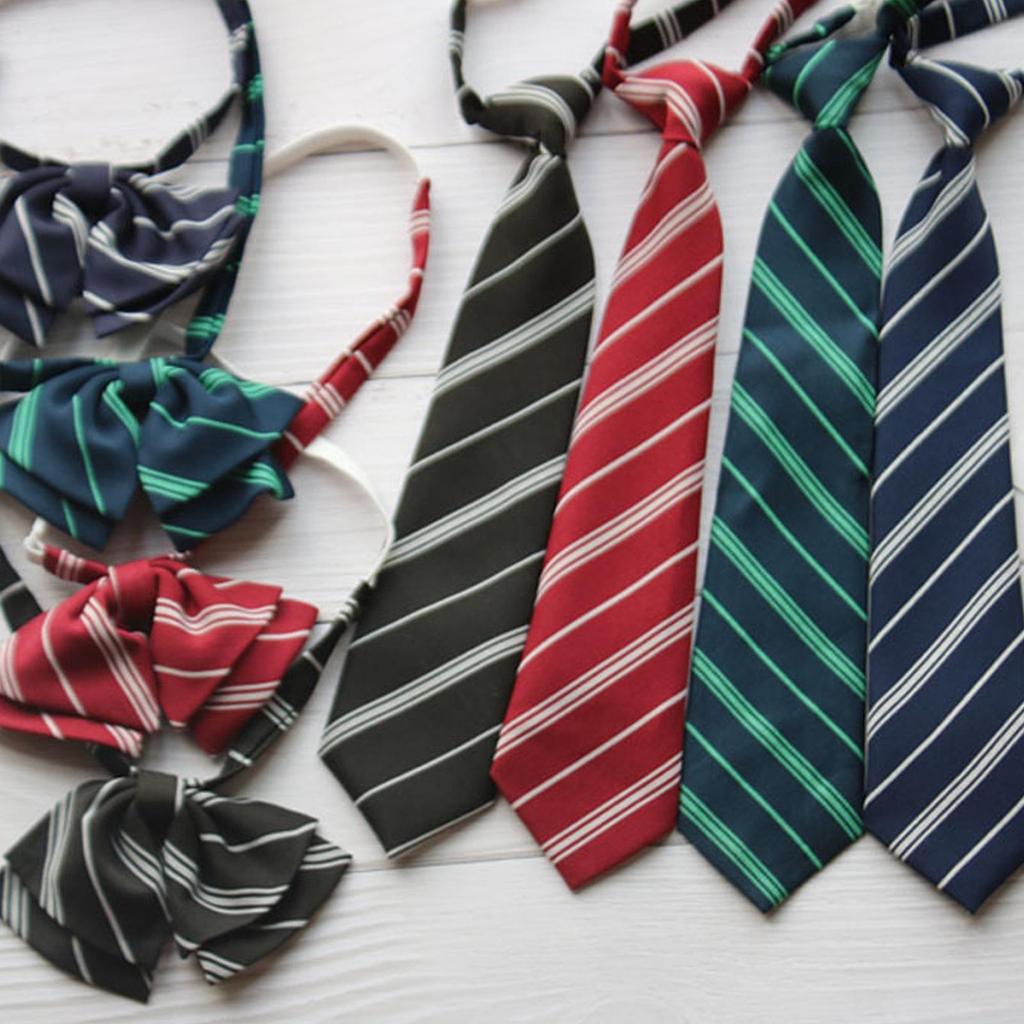 Japanese Stripe Necktie Business Multicolor Necktie Casual Versatiles Ties for Business Meetings