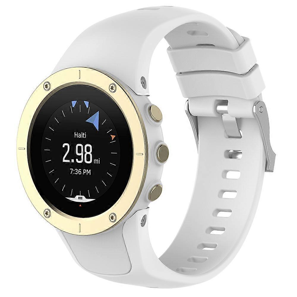 Silicone Strap compatible with Suunto Spartan Trainer Wrist HR Smart Watch Band