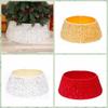 Retro Christmas Tree Skirts Sequin Xmas Tree Skirt Christmas Tree Surround Base  Festival