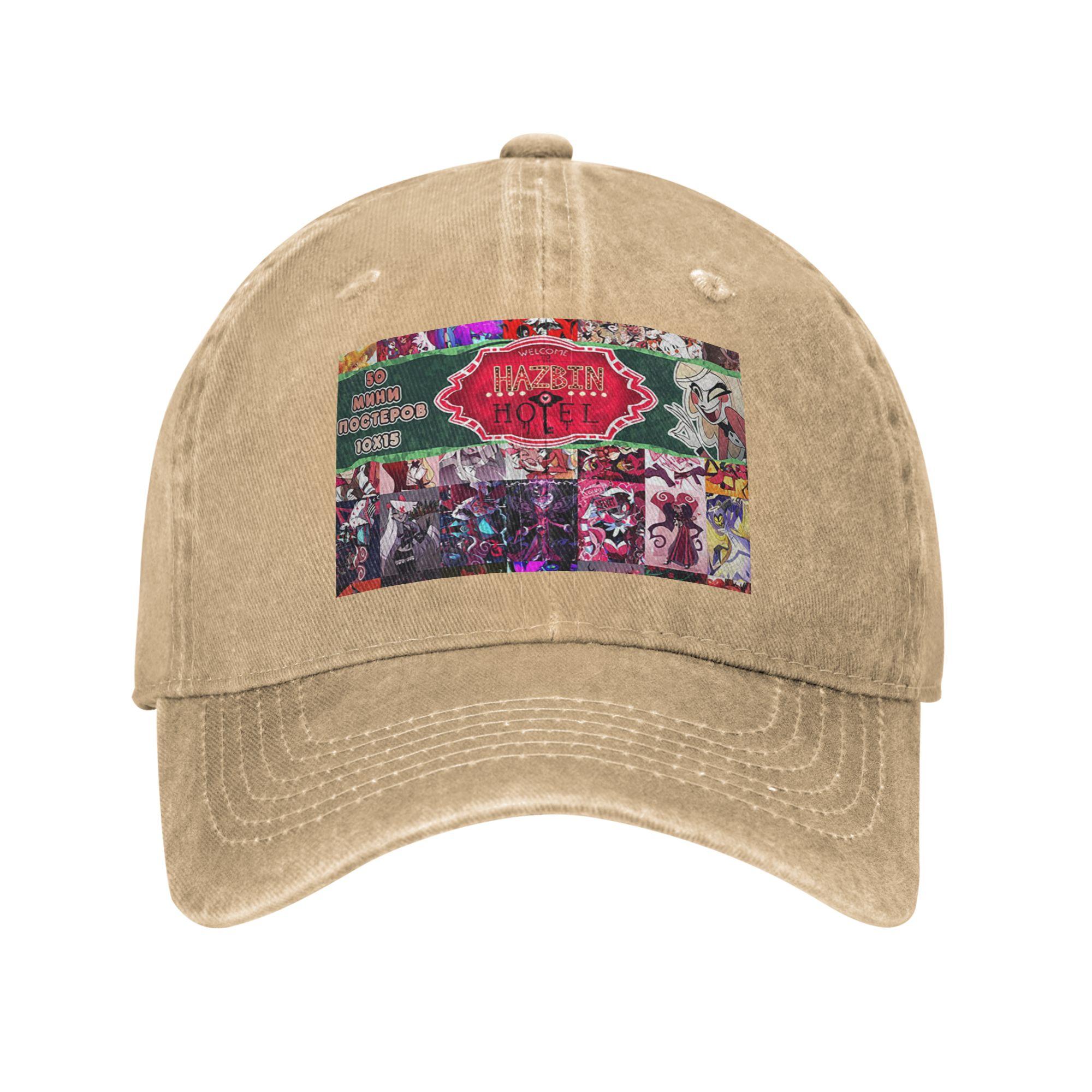 

Hazbin Hotels Comedy Anime America Song And Dance Denim Cap Casual Baseball Caps Adjustable Hat Summer Unisex Baseball Hats One Size