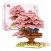 Construction Bricks Sakura Cherry Blossom Brick Set 2151 Pcs.