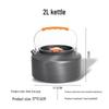 Large Portable Outdoor Camping Coffee & Hot Water Kettle for Mountaineering, Fishing, and Picnics