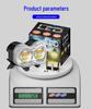 Motorcycle LED Headlight: Colorful Warning Light & Electric Vehicle Front Spotlight