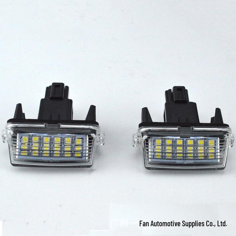 Toyota LED License Plate Light for Camry/YARIS/EZ/VIOS (Cross-Border Compatible)