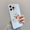 Cute Little Rabbit Lovely Bear Laser Phone Case For Samsung Galaxy S24 S23 Ultra Plus FE S25 S22 Ultra Plus S21 FE Cover Fundas