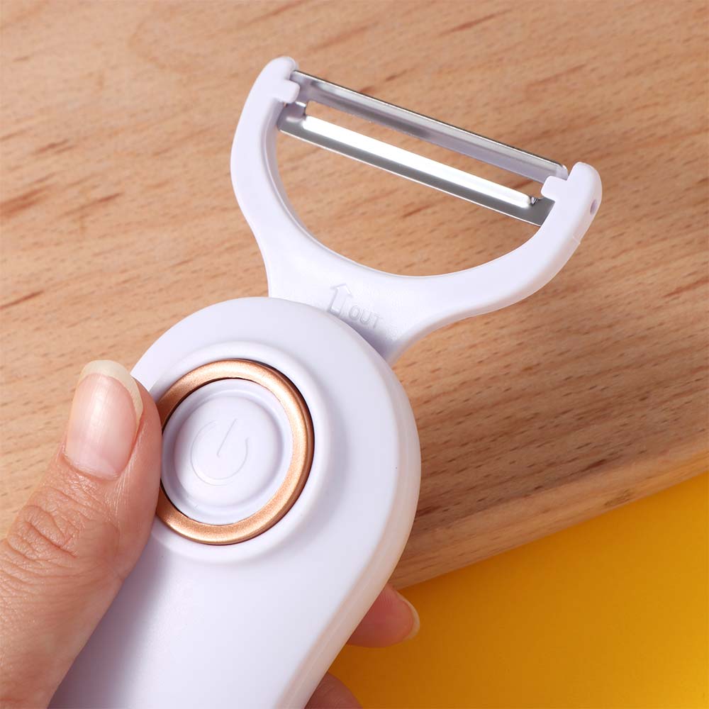 with 3 Cutter Heads Electric Vegetable Peeler Handheld Vegetable Slicer Peeling Machines  Salad