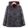 Winter Padded Jacket Hooded Padded Jacket Women's Jacket Piled and Thickened Old Lady Winter Padded Jacket