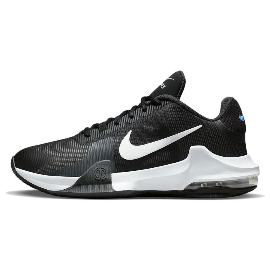 Nike Air Max Impact 4 Black White Racer Blue Sneakers Casual Shoes DM1124-001