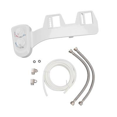 Bidet per WC con doppia manopola, ugello mobile, attacco per bidet autopulente non elettrico per la casa