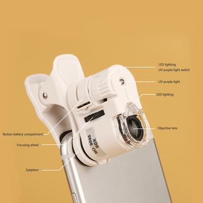 60X Mini přenosný chytrý smartphone mikroskop