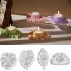 Creative Candle Stand Mold Candle Holder Mold Leaf Shape Candle Rack Mold Hand-Making Supplies Suitable for Candle Stand