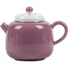 Guanlan Wisteria Ceramic Teapot: Elegant Hand-Painted Ladies' Tea Infuser Set for Kung Fu Tea Brewing