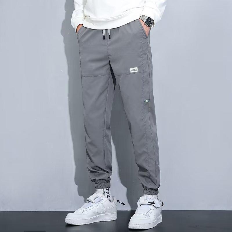 Casual Pants Men's Autumn New Thin Elastic Breathable Leggings Loose Harlan Tooling Men's Pants Versatile
