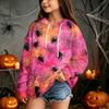 Kids Halloween Print Hoodie Pullover Sweatshirt for Boys Girls Casual Wear