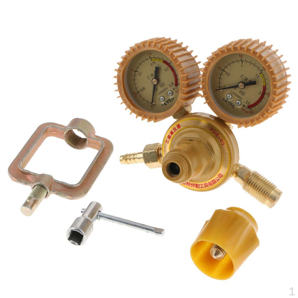 

Acetylene Gas Welding Regulator Medium Duty For Cutting Acetylene Gauges