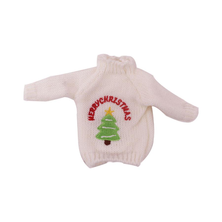 Svetr s kapucí Zimní top Ručně pletené Oblečení pro panenky Pro miminka Doplňky, 30cm BJD 11.5palcové panenky Blythes Vánoční dárky