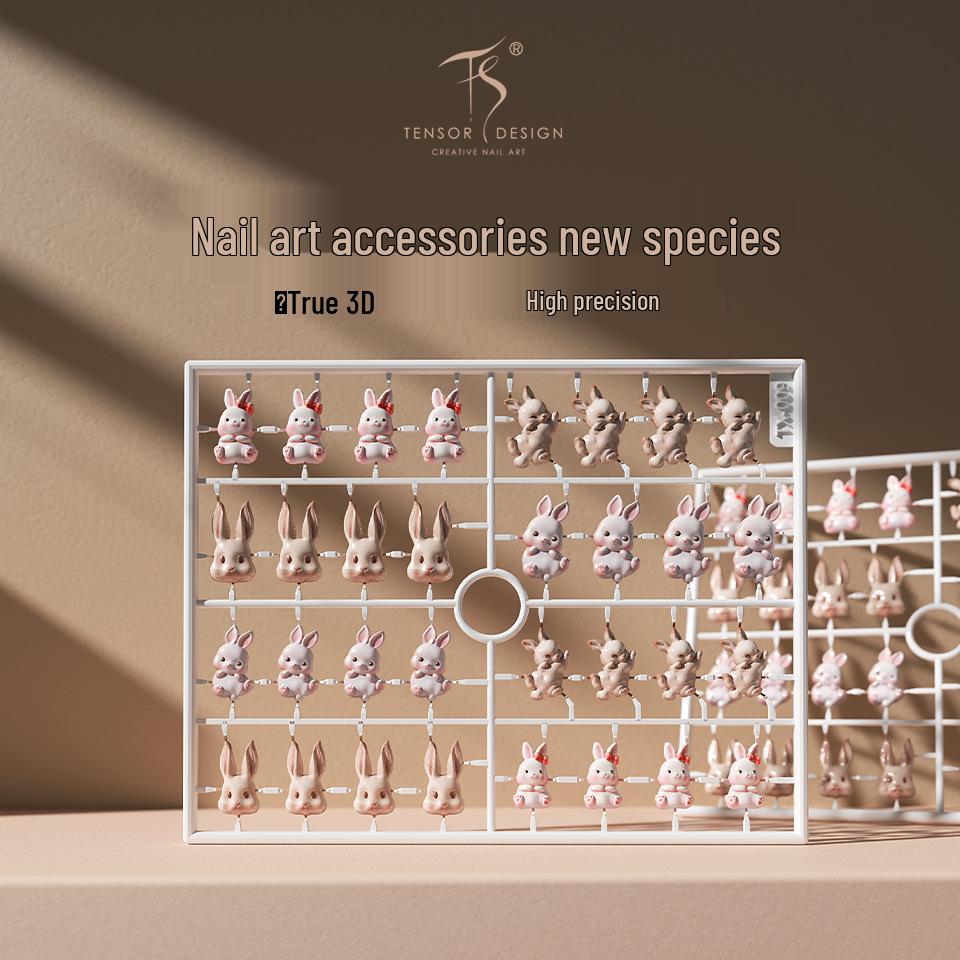 

TENSOR Ferrite Carved Resin Nail Art - Cute & Exquisite Decorations (TX009)