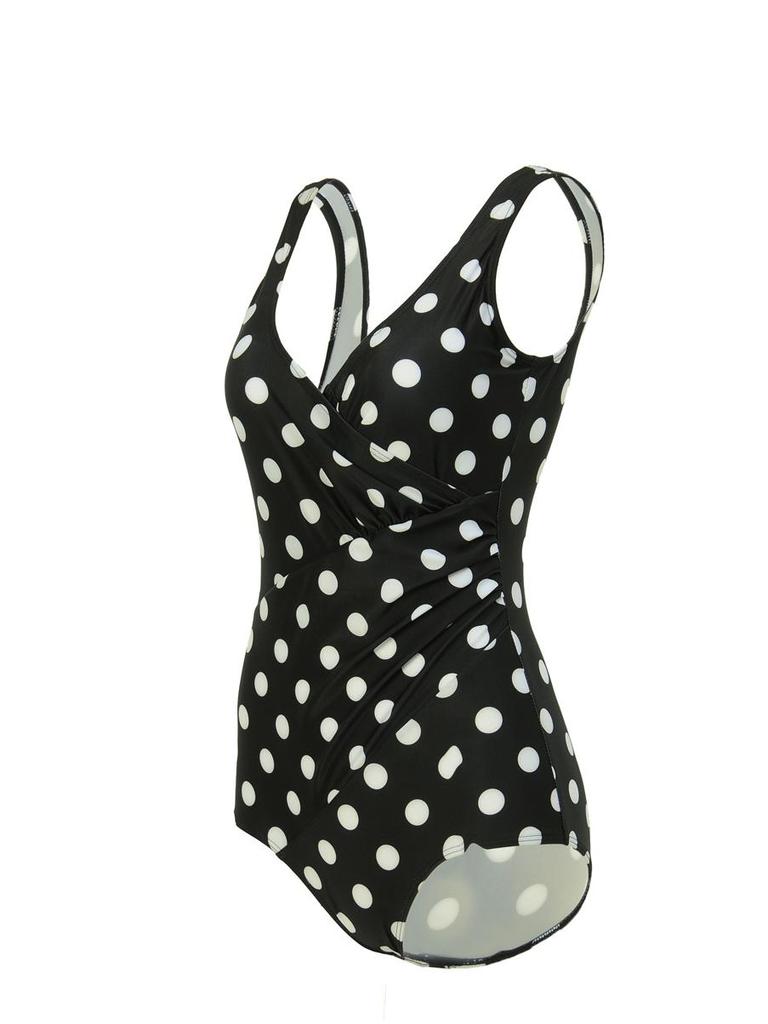 2024 Übergröße Einteiliger Badeanzug für europäische und amerikanische Frauen