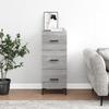VidaXL Buffet Sonoma Grey 34.5x34x90 Cm Engineered Wood 828610