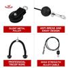 8pcs/set Multifunction Home Workout Cable Pulley Pull Down  Rope & Lift Pulley System Cable Machine with Loading Pin Biceps Triceps Trainer