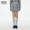 Bear Plaid Short Skirt