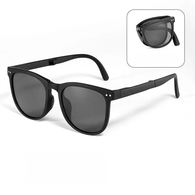 Folding Sunglasses Are Portable, Ultra Light, Sun and UV Resistant, Suitable for Both Men and Women, Convenient and Practical