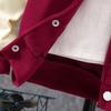 3-8Y Fall/Winter Boys Long-Sleeve Hooded Kids' Sportswear Set Color-Block A-Line Hoodie Set