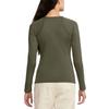 Jordan Casual Round Neck Long Sleeve T-Shirt Women Tops Army-Green FN5111-222