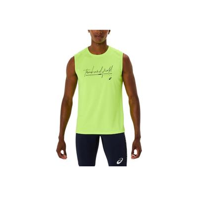Letter Round Neck Sleeveless Vest Men Tops Yellow 2091A743-751