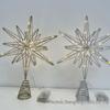 LED Wrought Iron Christmas Tree Topper Star Decoration