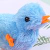 Wind-up Toy Soft Plush Chick Shape Kids Clockwork Toy Creative Cartoon Jumping Toy for Children Teens Adults