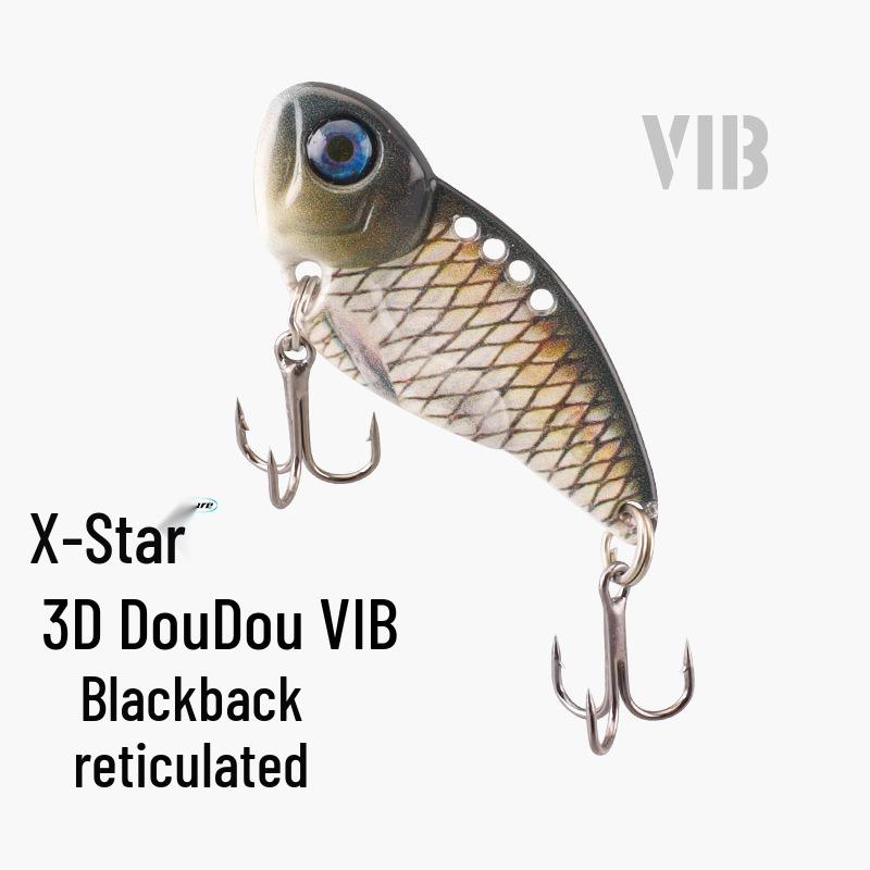 

3D Вибрирующий Дуду Тройник Макрель Басс Приманка Спиннербейт для Дальних Забросов 7g