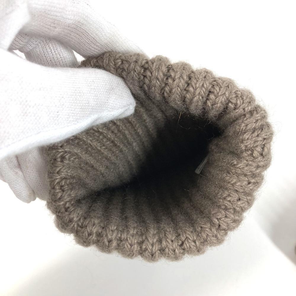 Hermes Serie Logo Philippa Fingerless Gloves Cashmere / Mohair Gray Based