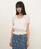 GENERALIDEA Lace Pintuck Puff Blouse [White] / Gf2Lsh523