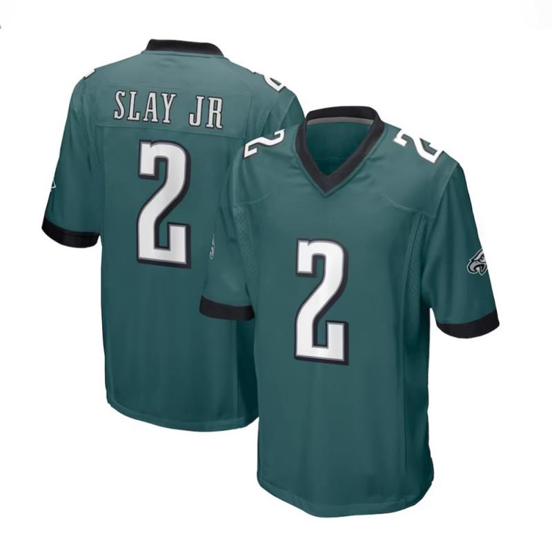 Philadelphia Eagles NFL Football Jersey Jalen Hurts 1 Saquon Barkley 26 Embroidered Team Sportswear Men