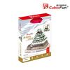 ASSYME Kit d'Artisanat Puzzle 3D Ventilateur Cubique, Design Château d'Osaka, Pas de Colle ni d'Outils Nécessaires, MC175h