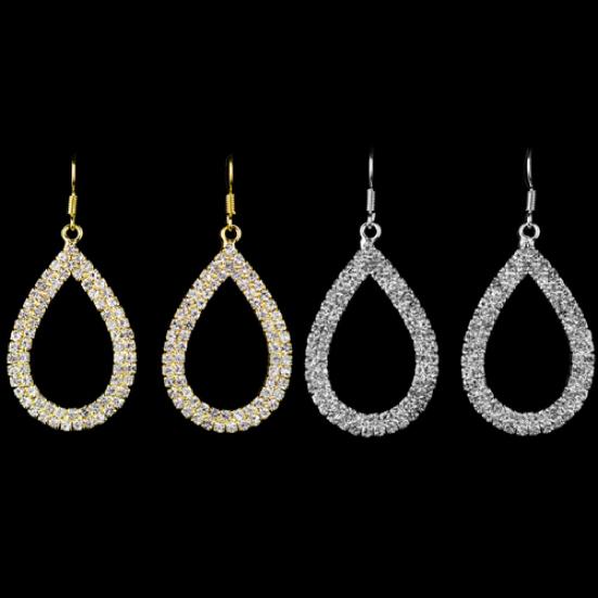 Hoop Earring Decorative Comfortable Exquisite Tear Drop Earrings for Festival