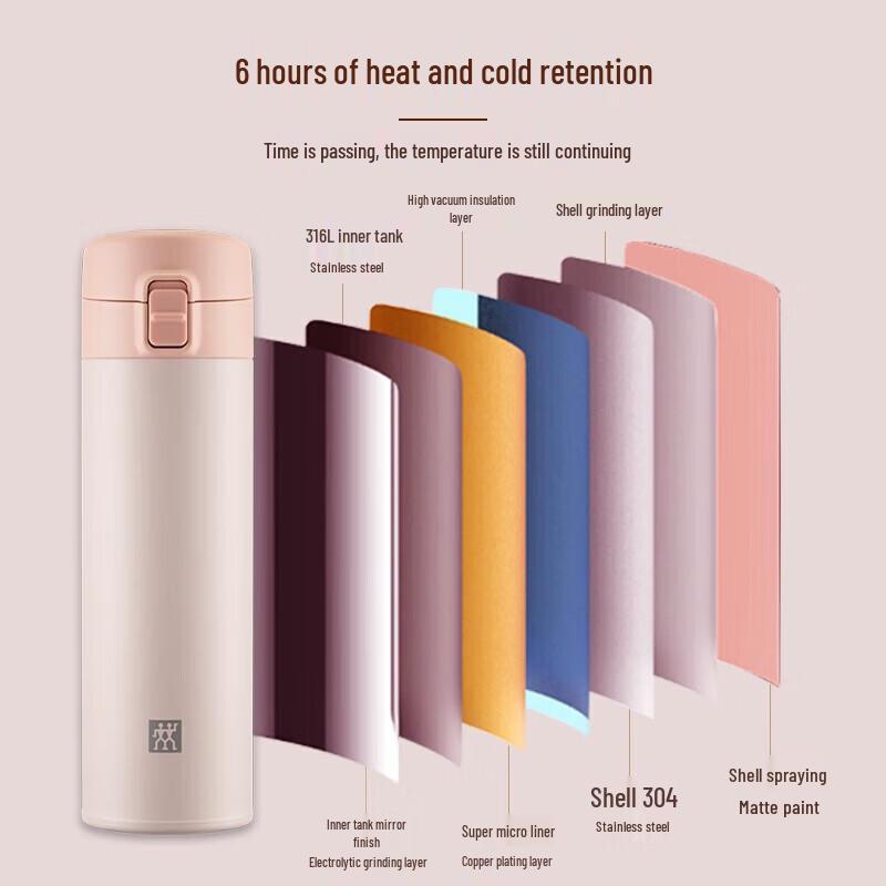 Zwilling 480ml Stainless Steel Insulated Tea Thermos